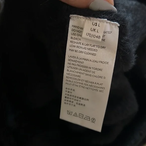 Free people square neck black sweater - Picture 11 of 12